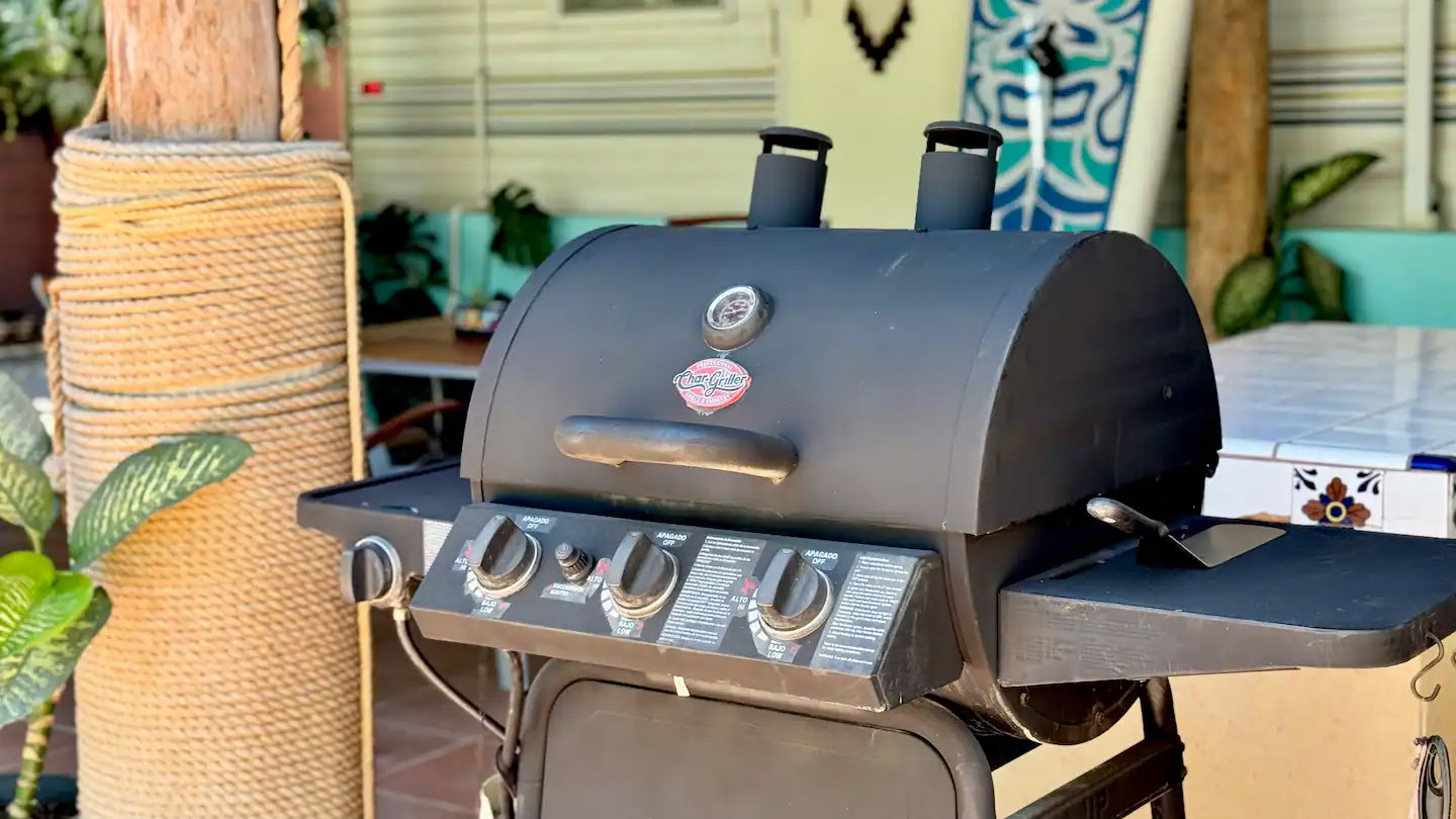 Outdoor kitchen BBQ Casa del Pueblo Loreto